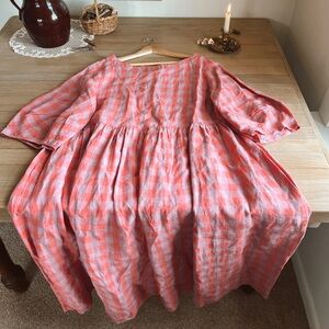 Son de Flor Linen Smock Dress